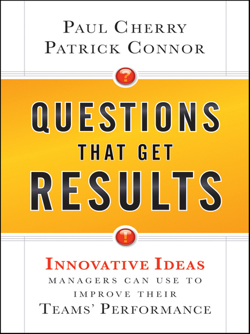 Cover image for Questions That Get Results